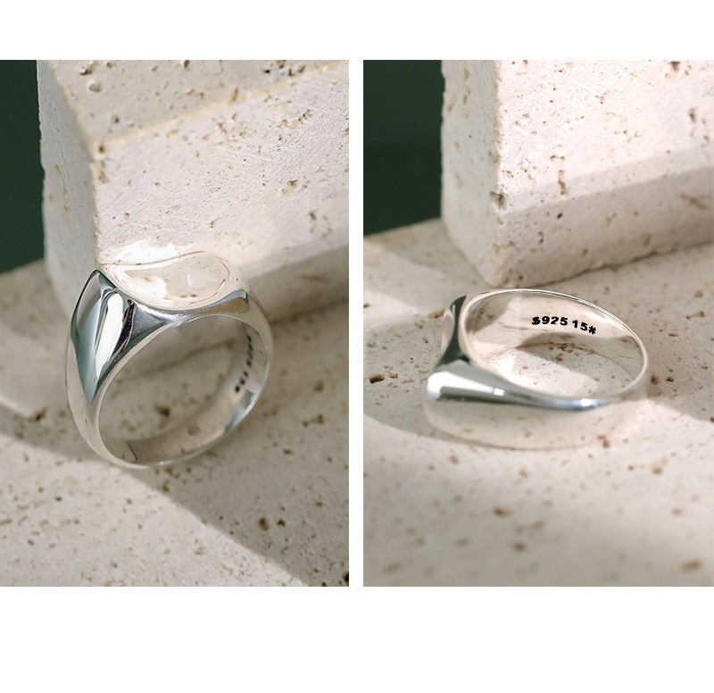 Silver Pocket Minimalist Ring