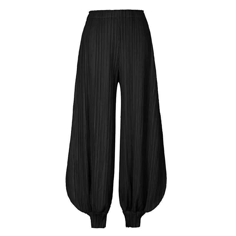 Plissé Pleated Casual Jasmine Trousers