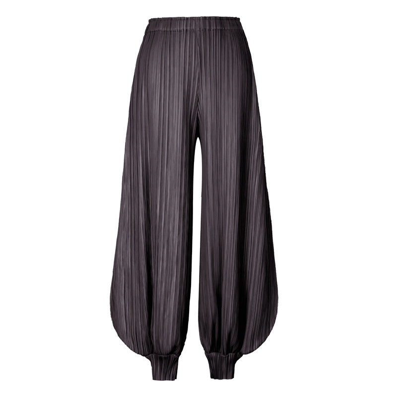 Plissé Pleated Casual Jasmine Trousers