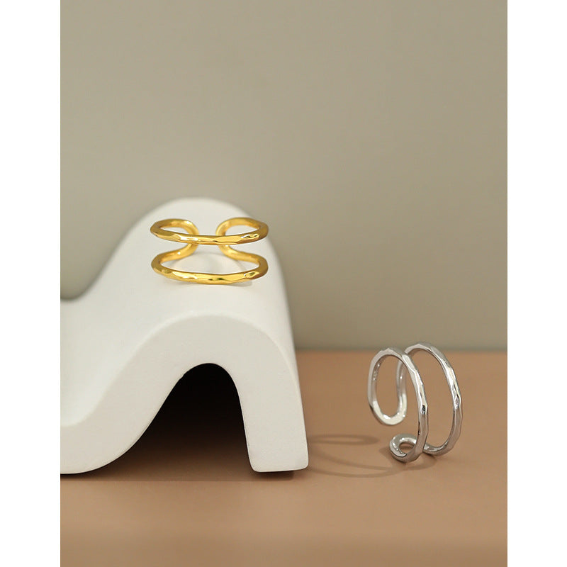 Gold Plated Conch Minimalist Ring