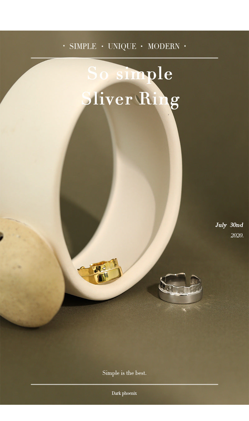 Gold Plated Round Minimalist Ring