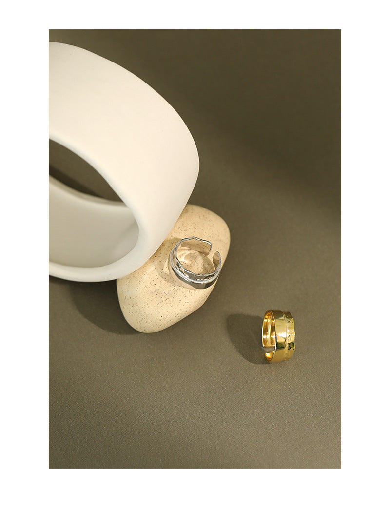 Gold Plated Round Minimalist Ring