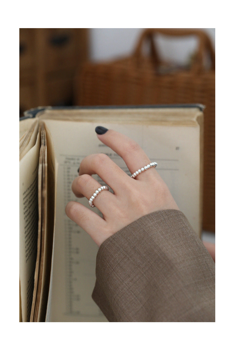 Silver Twist Minimalist Ring