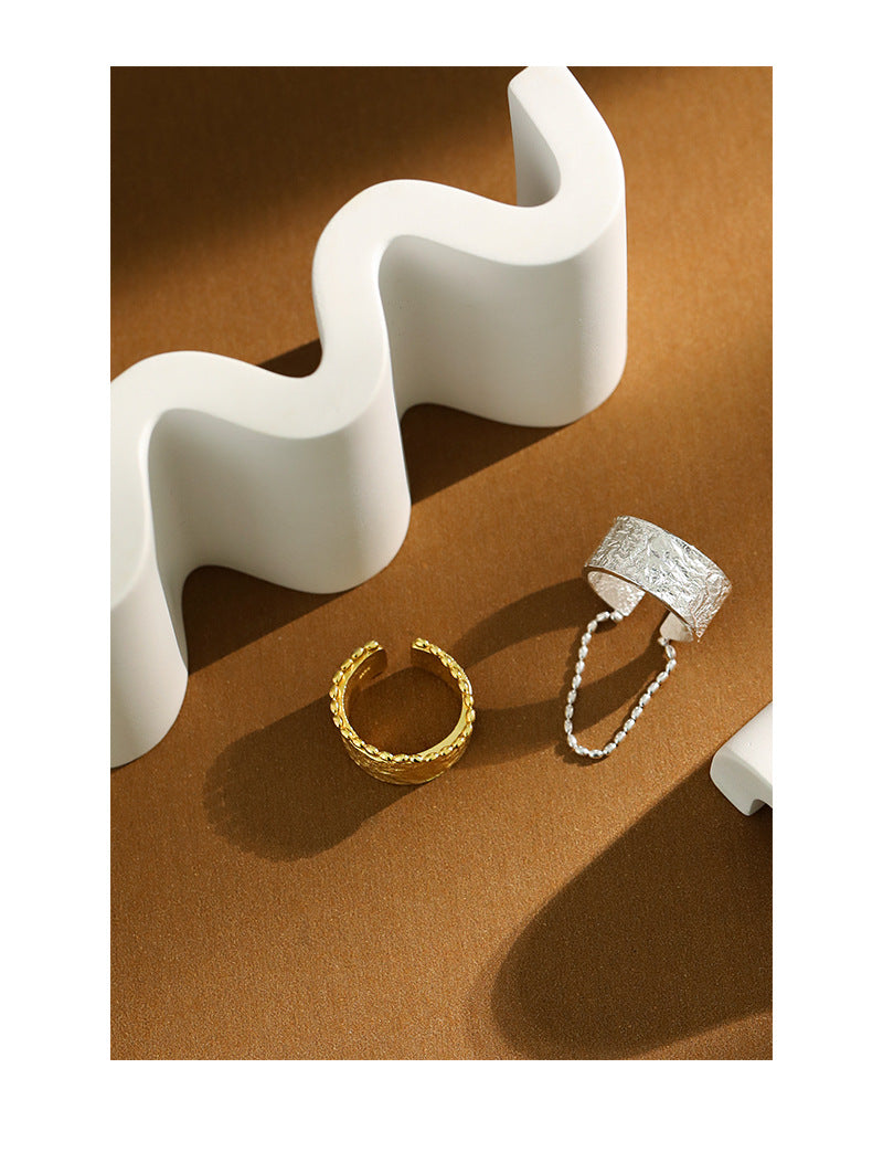 Gold Plated Round Minimalist Ring