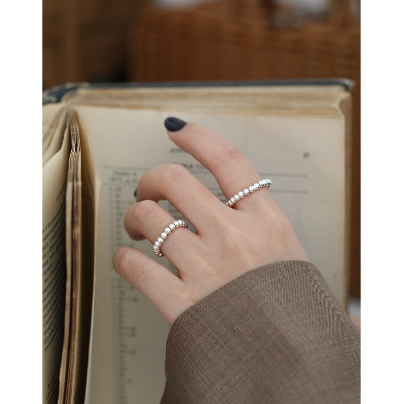 Silver Twist Minimalist Ring