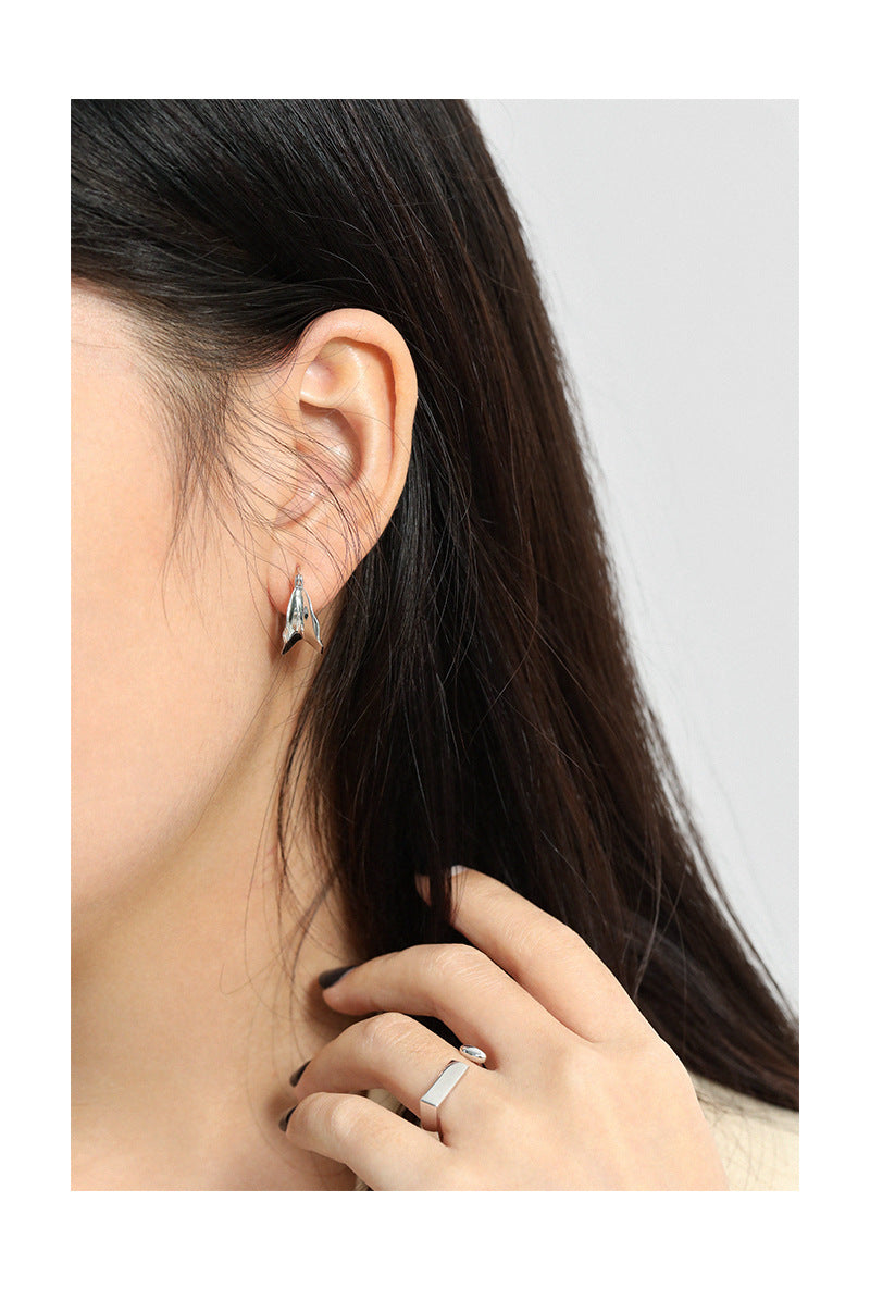 Gold Plated Round Minimalist Earring Hoops