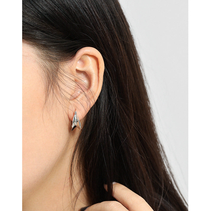 Gold Plated Round Minimalist Earring Hoops