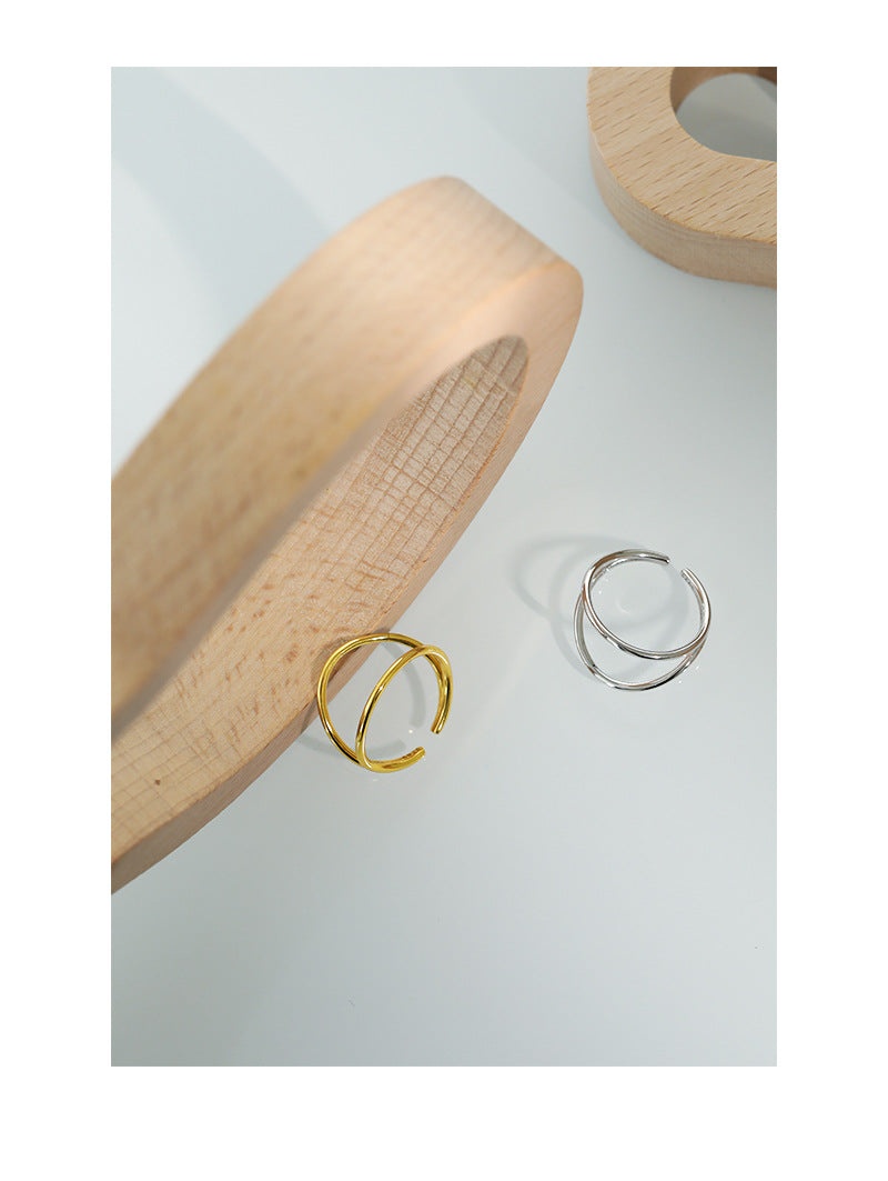 Gold Plated Conch Minimalist Ring