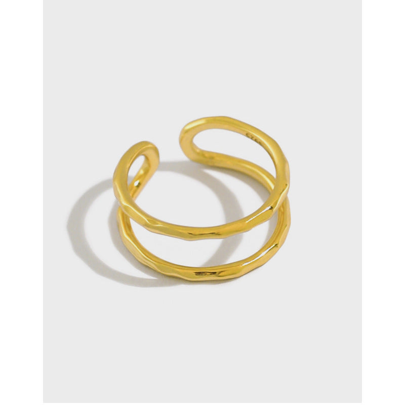 Gold Plated Conch Minimalist Ring