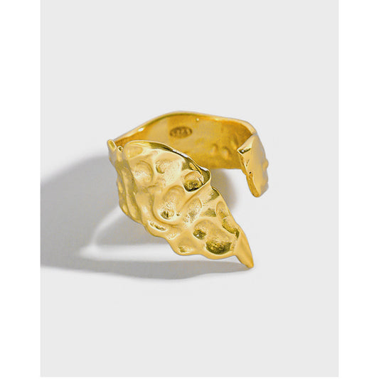 Gold Plated Round Minimalist Ring