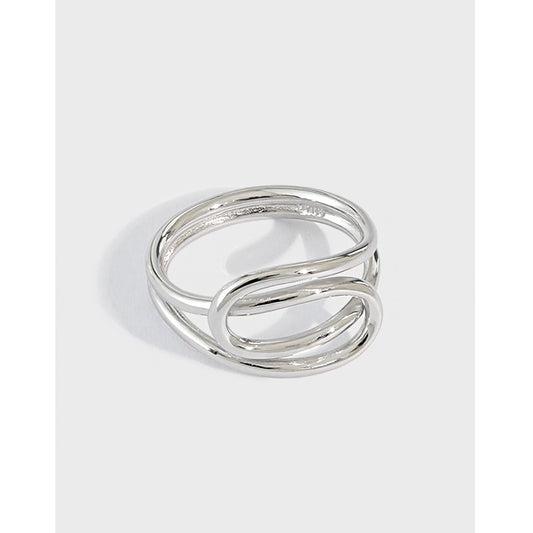 Silver Handbag Minimalist Ring