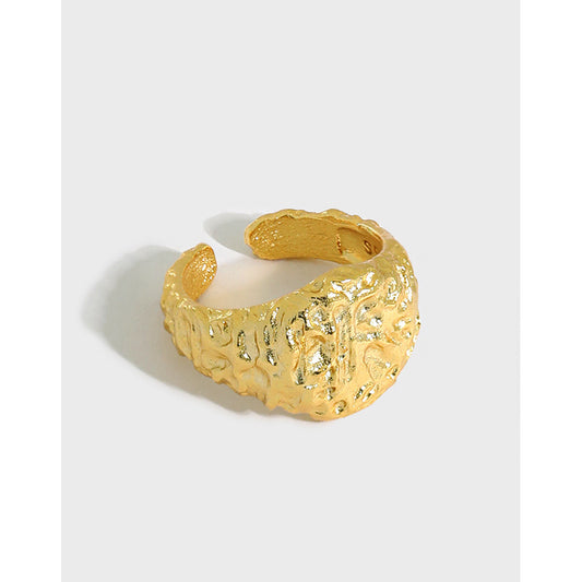 Gold Plated Round Minimalist Ring