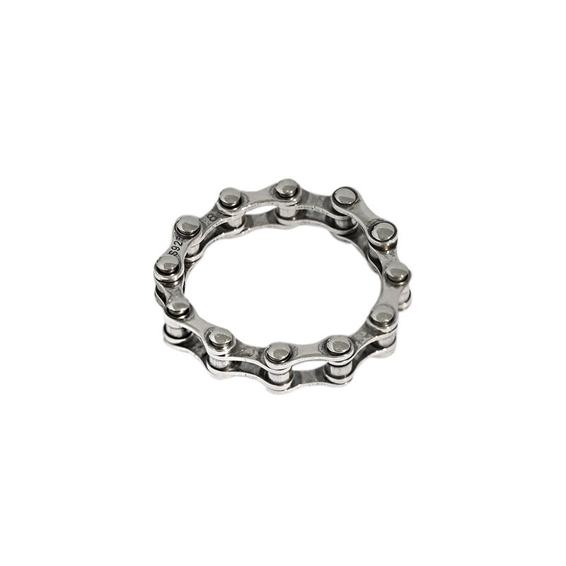 Silver Twist Minimalist Ring