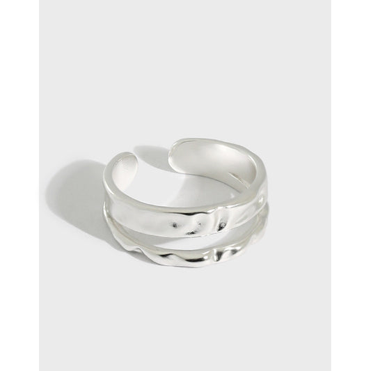 Silver Round Minimalist Ring