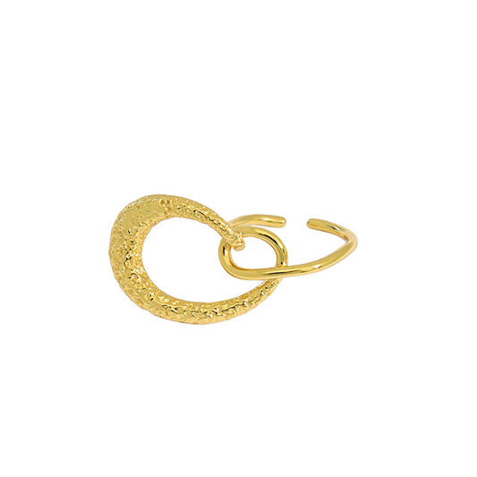 Gold Plated Round Minimalist Ring