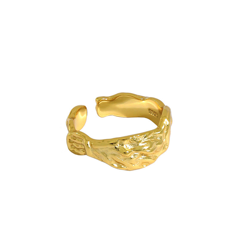 Gold Plated Round Minimalist Ring