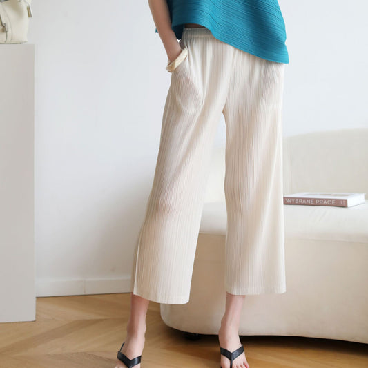 Plissé Pleated Trousers