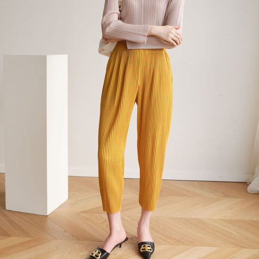 Plissé Pleated Trousers