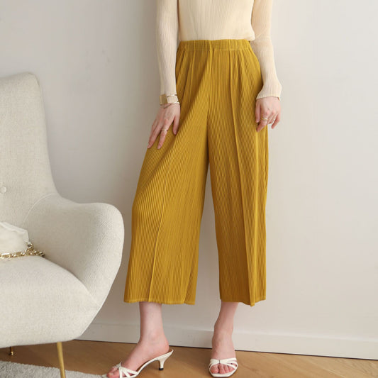 Plissé Pleated Trousers