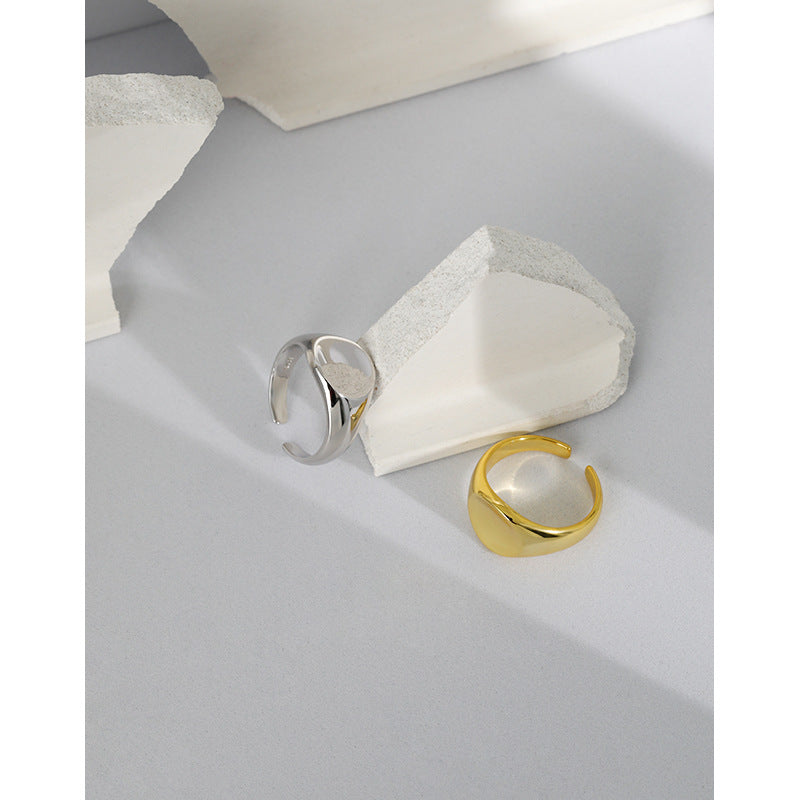 Silver Love Minimalist Ring