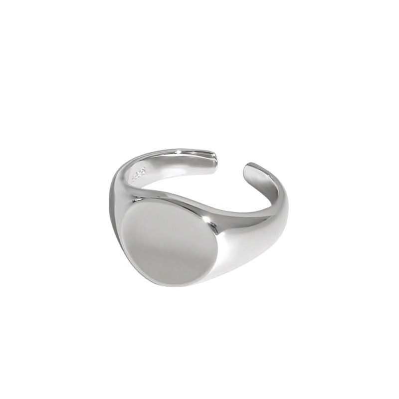 Silver Love Minimalist Ring