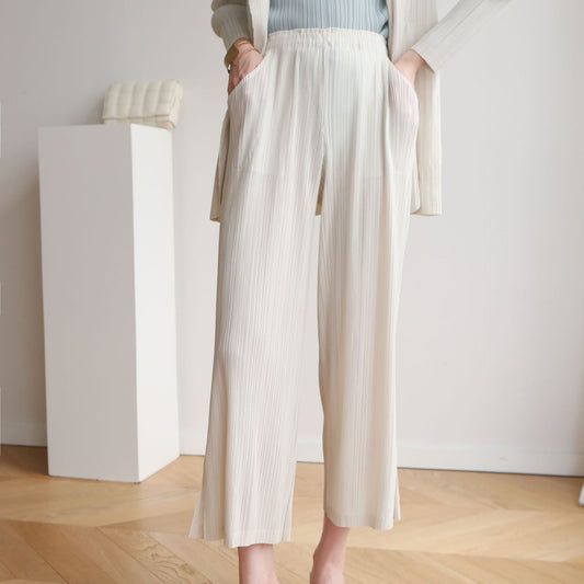 Plissé Pleated Trousers