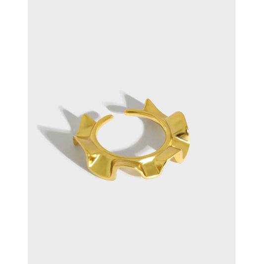 Gold Plated Star Minimalist Ring