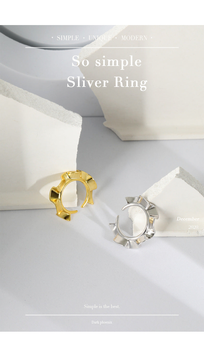 Gold Plated Star Minimalist Ring