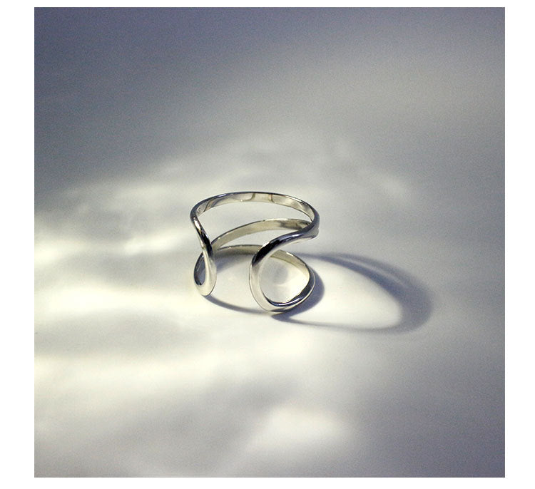 Silver Conch Minimalist Ring