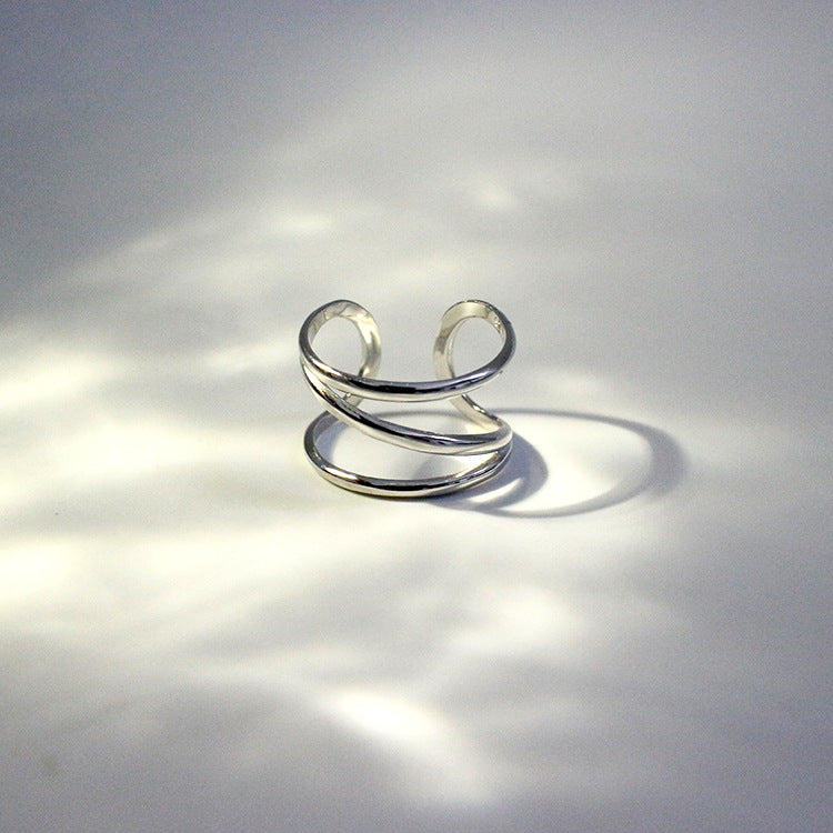 Silver Conch Minimalist Ring