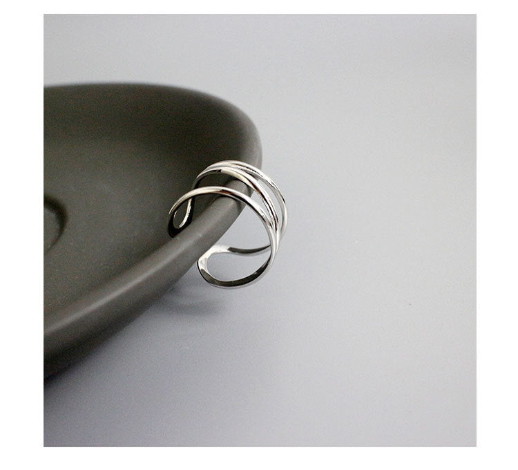 Silver Conch Minimalist Ring