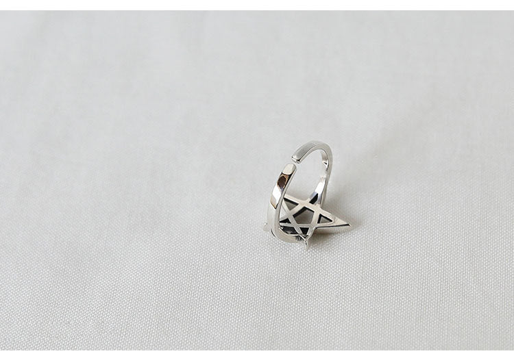 Silver Star Minimalist Ring