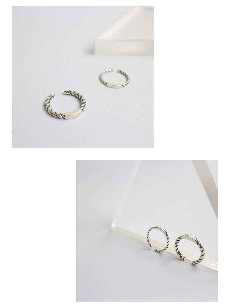 Silver Round Minimalist Ring