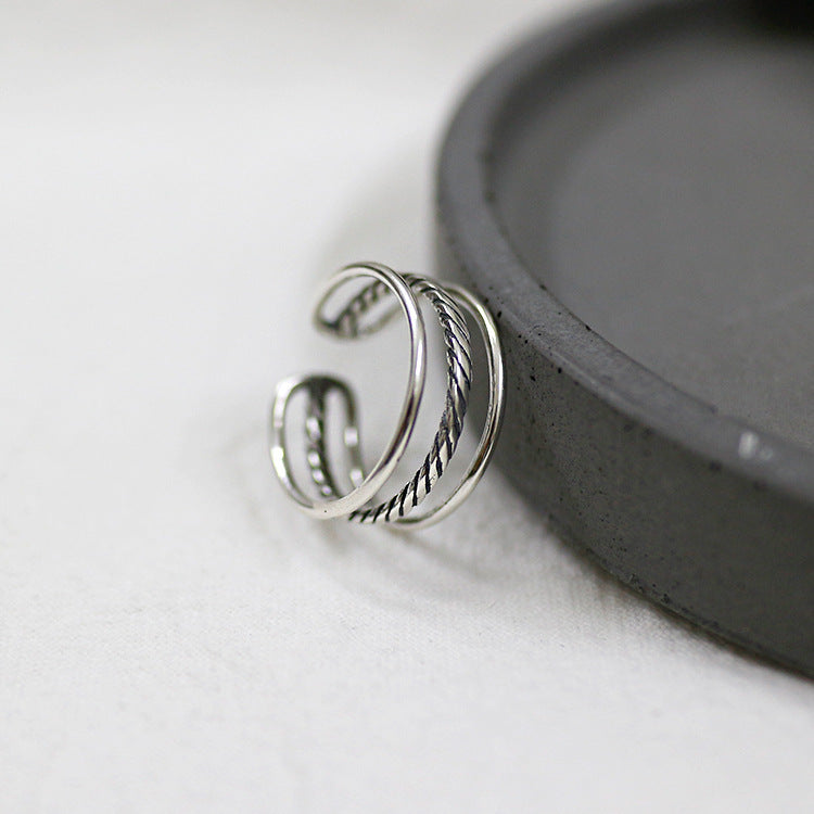 Silver Conch Minimalist Ring