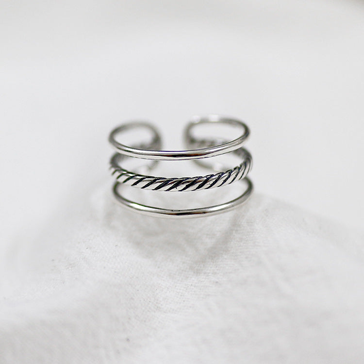 Silver Conch Minimalist Ring