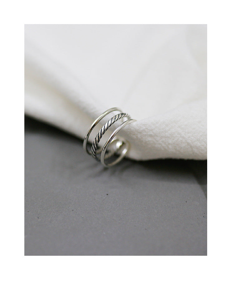 Silver Conch Minimalist Ring