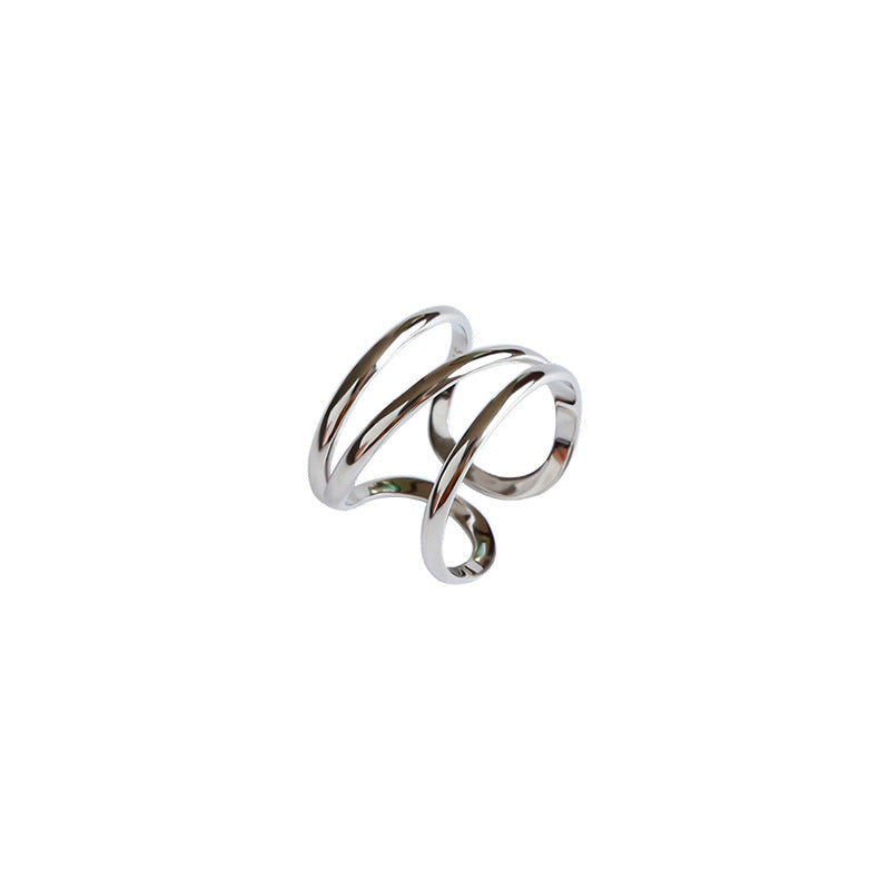 Silver Conch Minimalist Ring