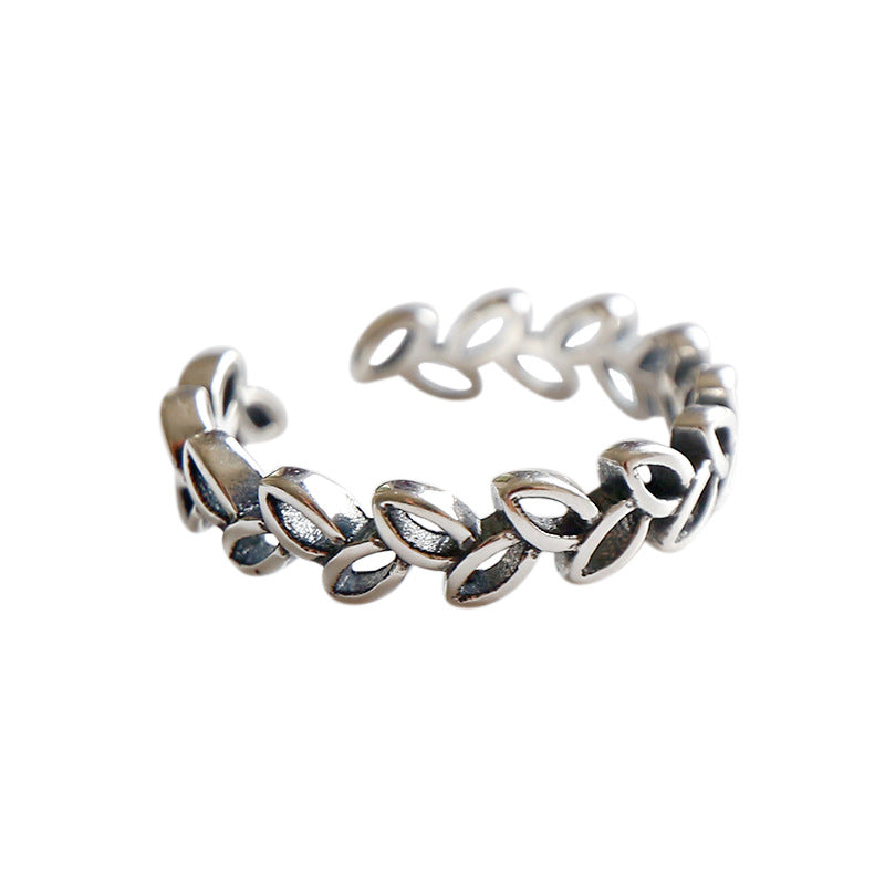 Silver Twist Minimalist Ring