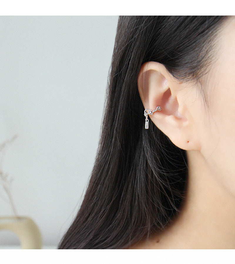 Gold Plated Round Minimalist Earring Cuff