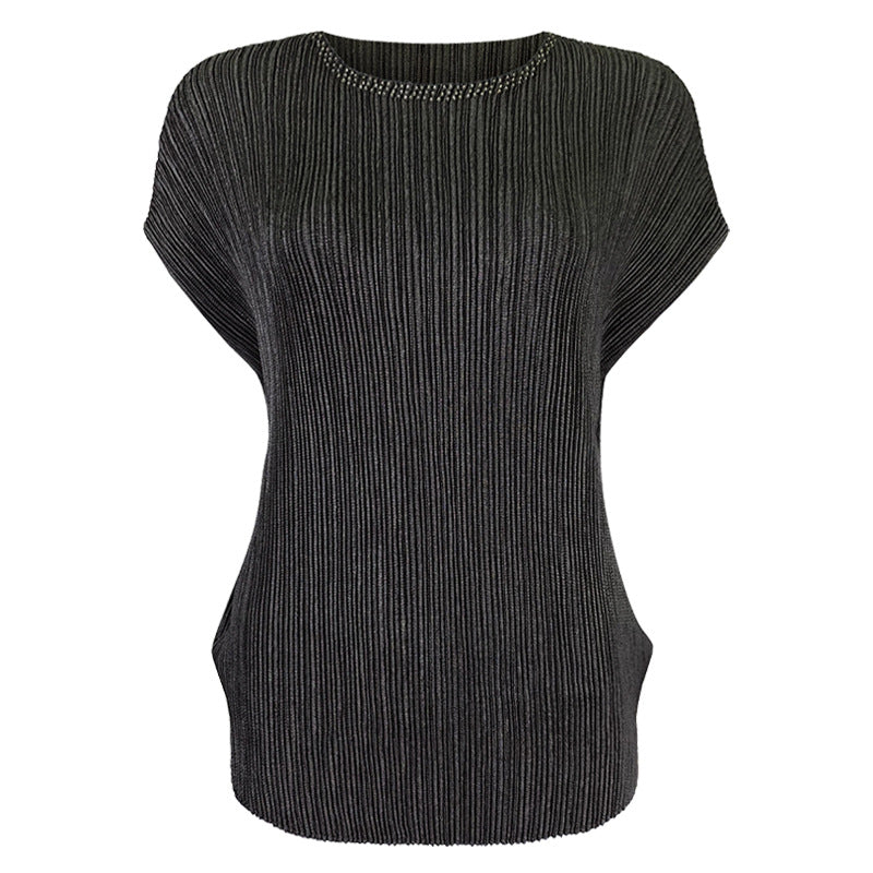 Plissé Pleated Top