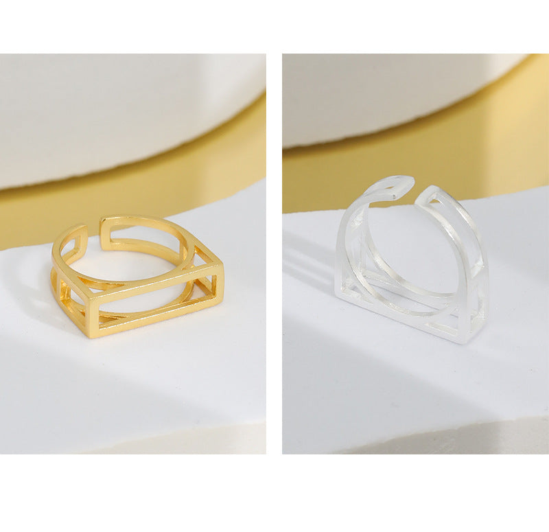 Gold Plated Handbag Minimalist Ring