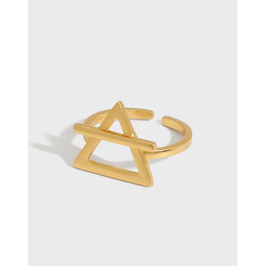 Gold Plated Conch Minimalist Ring