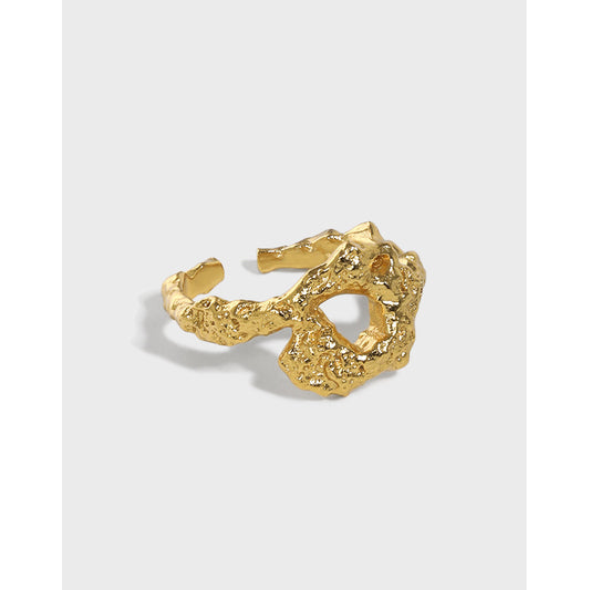 Gold Plated Geometry Minimalist Ring