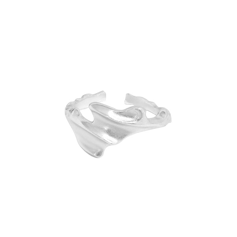 Silver Conch Minimalist Ring