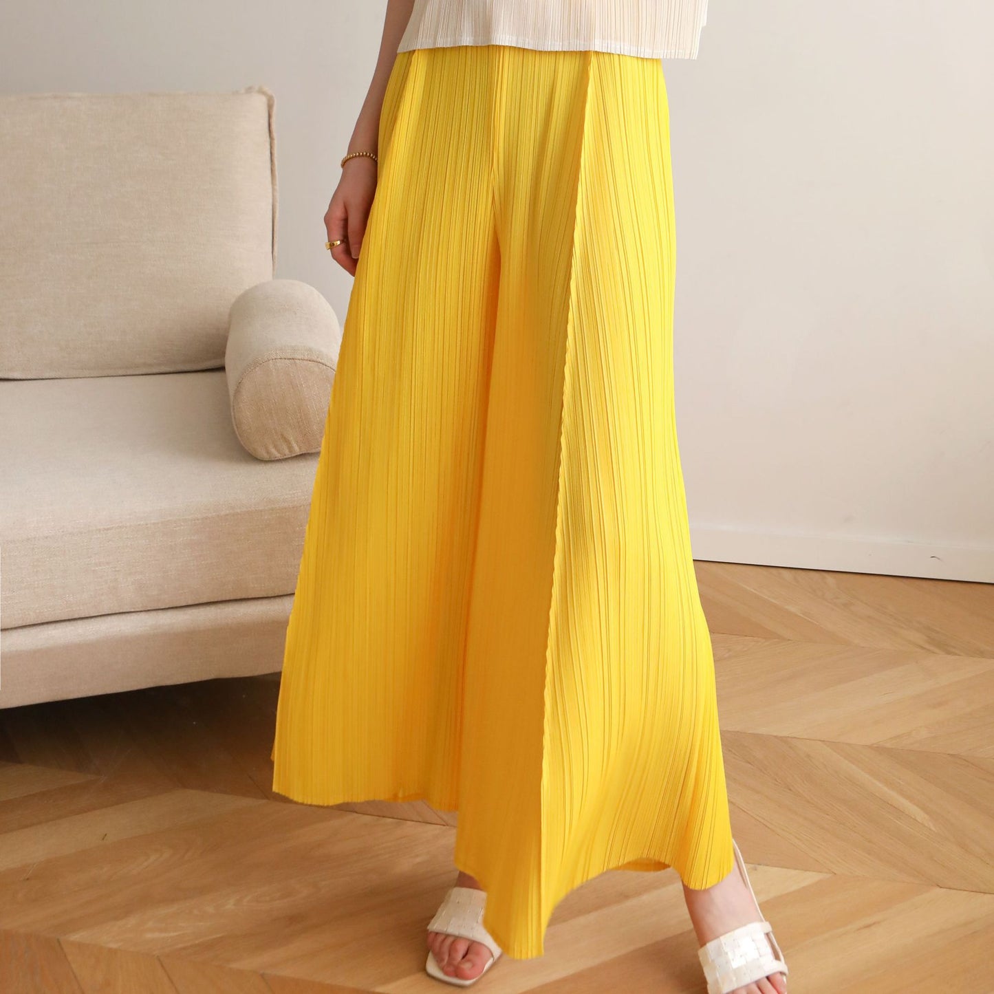 Plissé Pleated Trousers