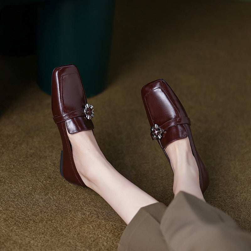 FlowersLeather Loafers