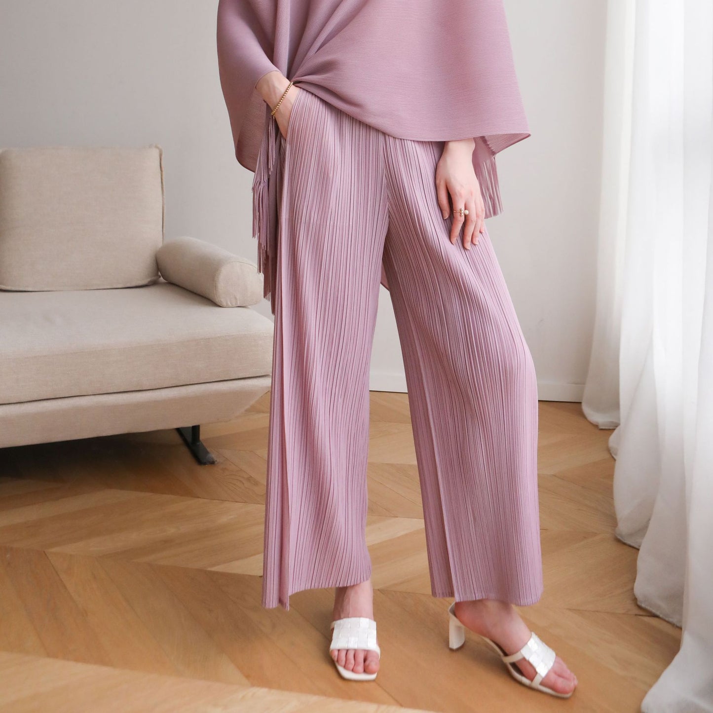 Plissé Pleated Trousers