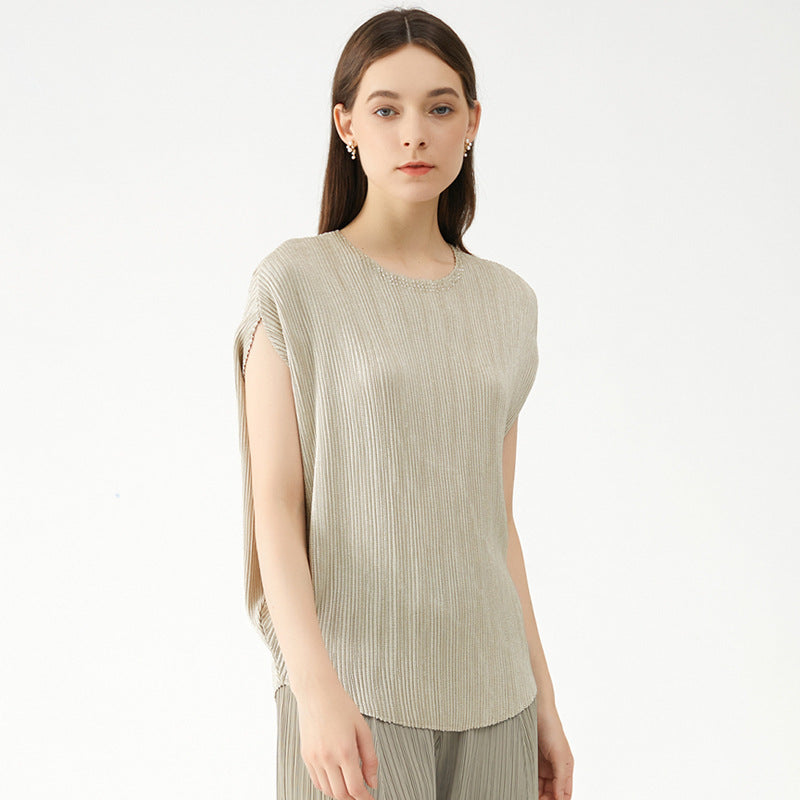 Plissé Pleated Top