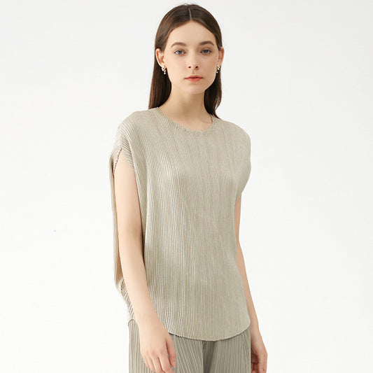 Plissé Pleated Top