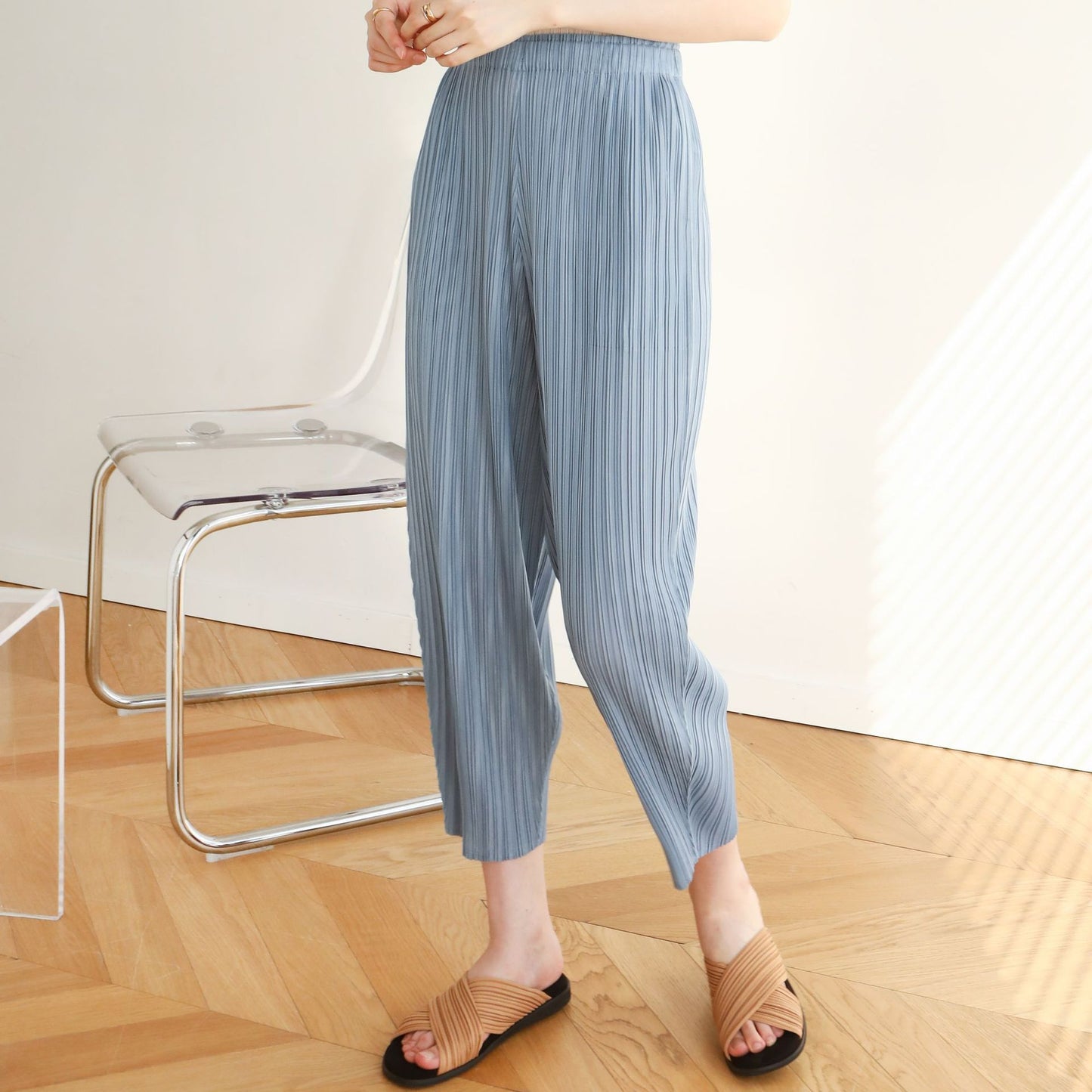 Plissé Pleated Trousers